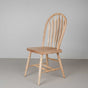 modern farmhouse dining chair in maple finished in Pure D