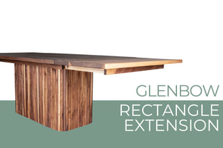 Glenbow Pedestal Table with End Extensions