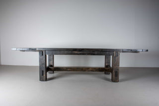 Barron Extendable Farmhouse Parsons Trestle Table