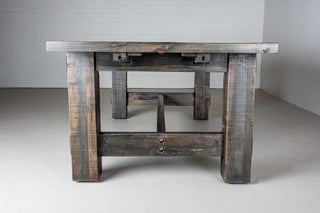 Barron Extendable Farmhouse Parsons Trestle Table