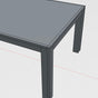Custom Walnut Parsons table for Studio-Ore