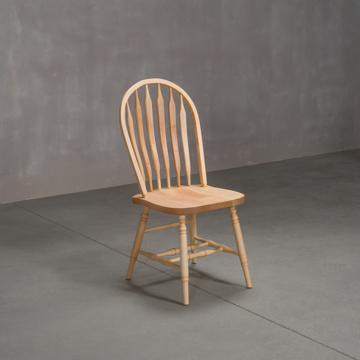 hoop back dining chair made of Maple with a Pure D finish