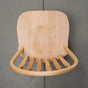 overhead view of a hoop back dining chair made of Maple with a Pure D finish