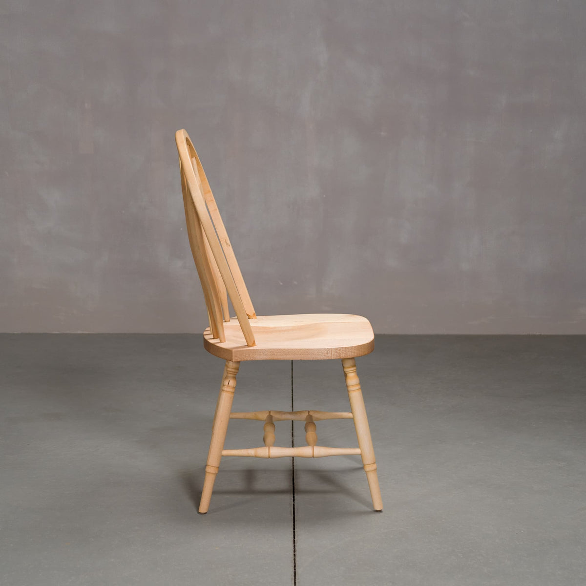 hoop back dining chair made of Maple with a Pure D finish
