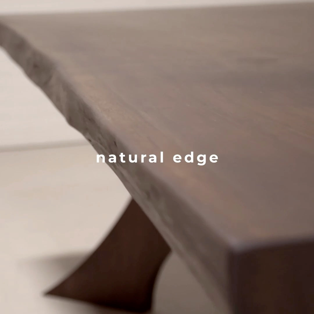 Algonquin Live Edge Bookmatch Table
