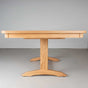 end profile of a White Oak table 42