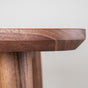 corner detail of a Walnut table 36