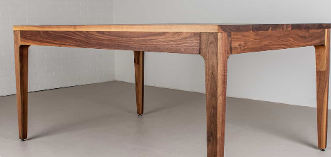 Custom White Oak Carson table for Garth Goldstein Studio