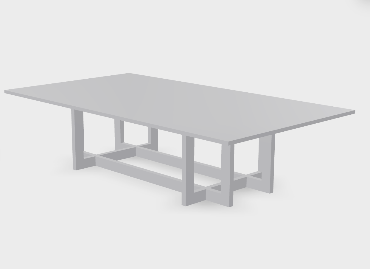 Custom Walnut Dining table for Brad