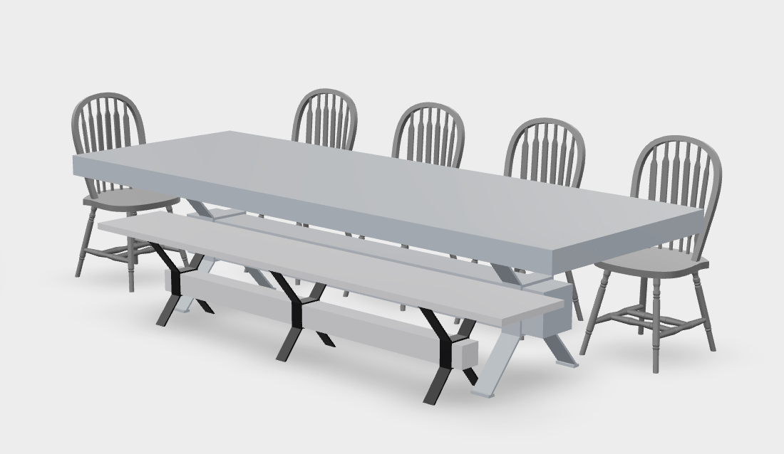 Custom Rustic Maple Bench for Curtis