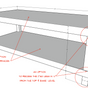 Custom White Oak Coffee table for Louise