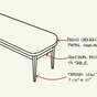 Custom Bench and Table for Alexandra