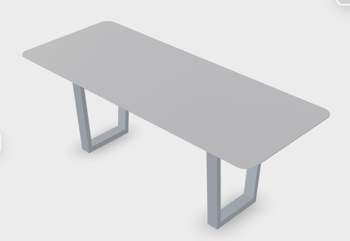 Custom Walnut table for Chris