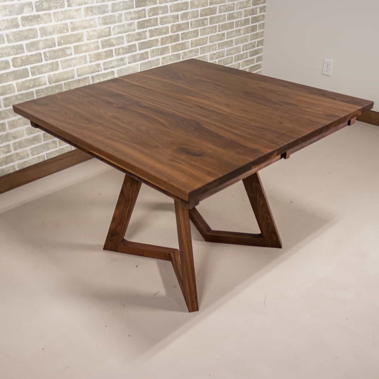 Square Extendable Table | Wood Dining Table | Loewen Design Studios