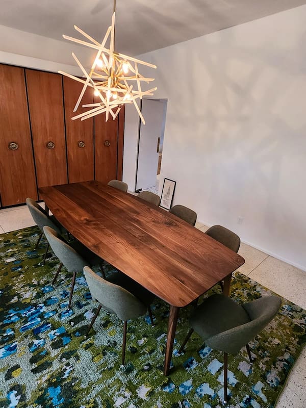 squoval walnut table
