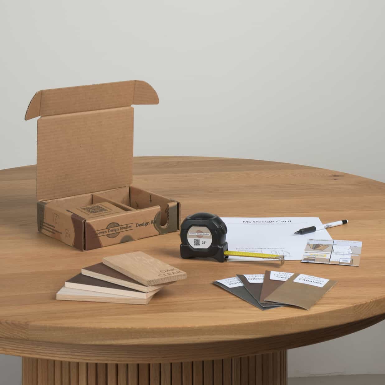 Table Design Kit | Custom Table Sample Kit | Loewen Design Studios