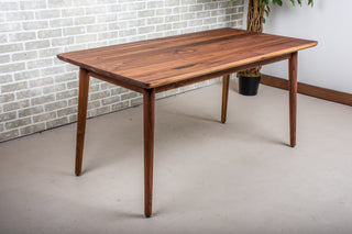 Custom walnut table for Allan