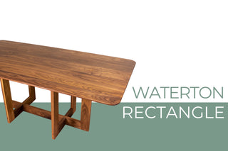 Waterton MidCentury Wood Pedestal Table