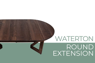 Waterton Round Split Base Extension Table