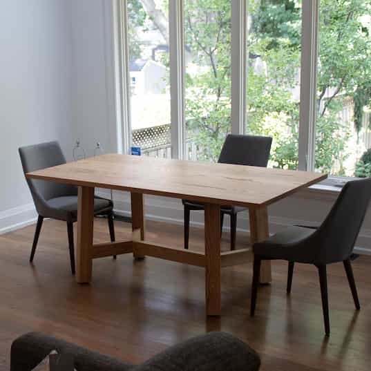 Custom Trestle Table for Nancy