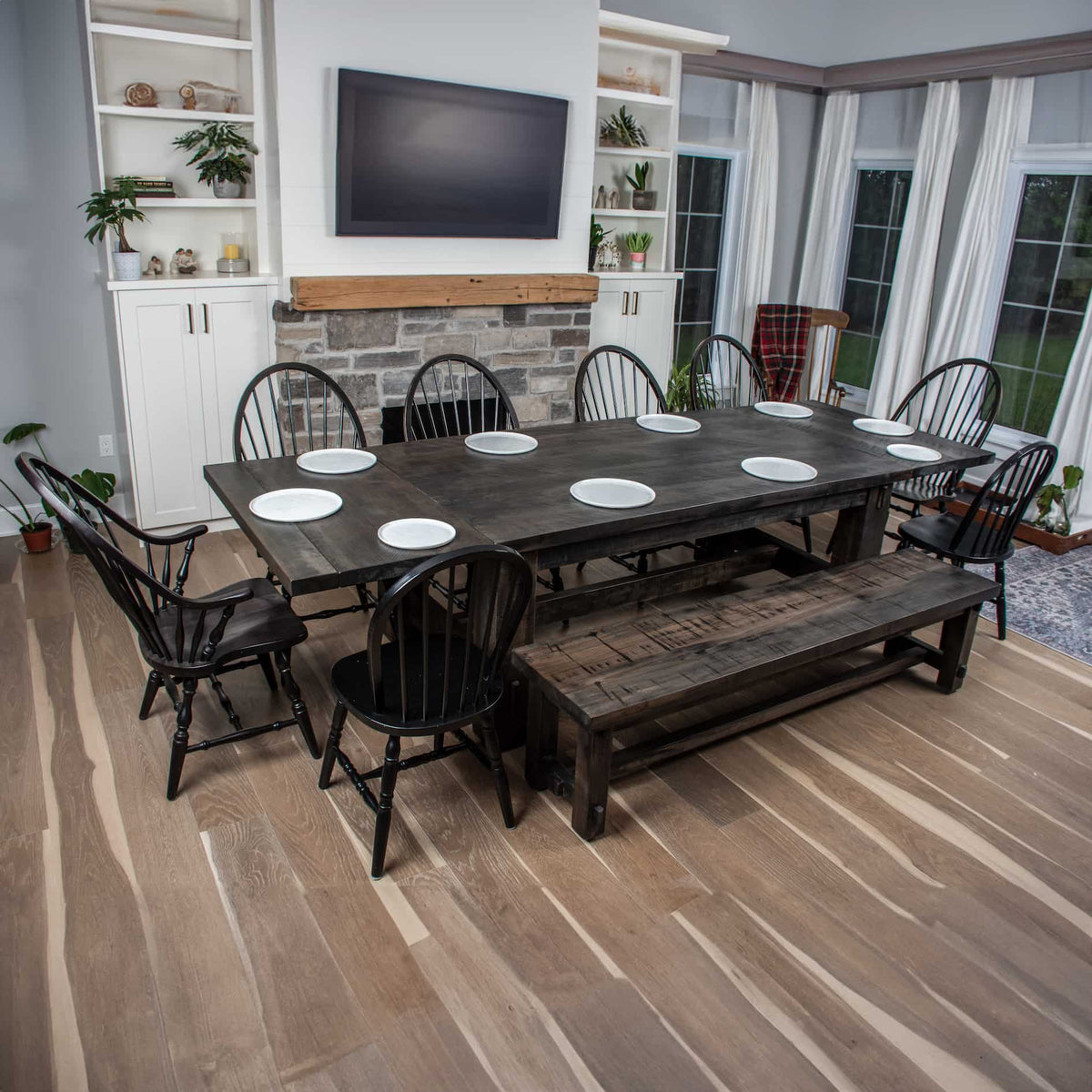 a rustic maple table 42