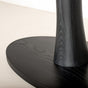 close up of pedestal base for an Ash table 30
