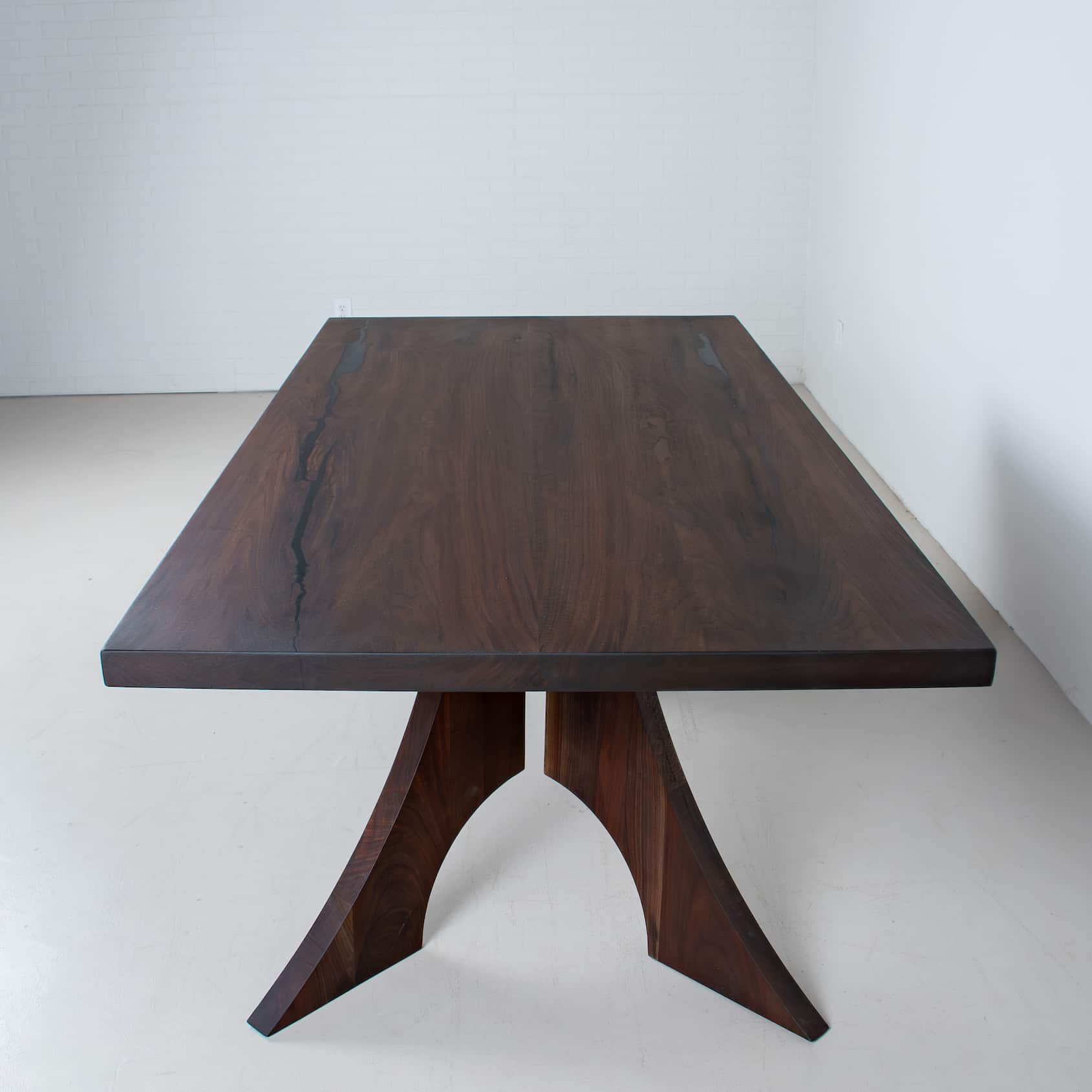 bookmatch dining table