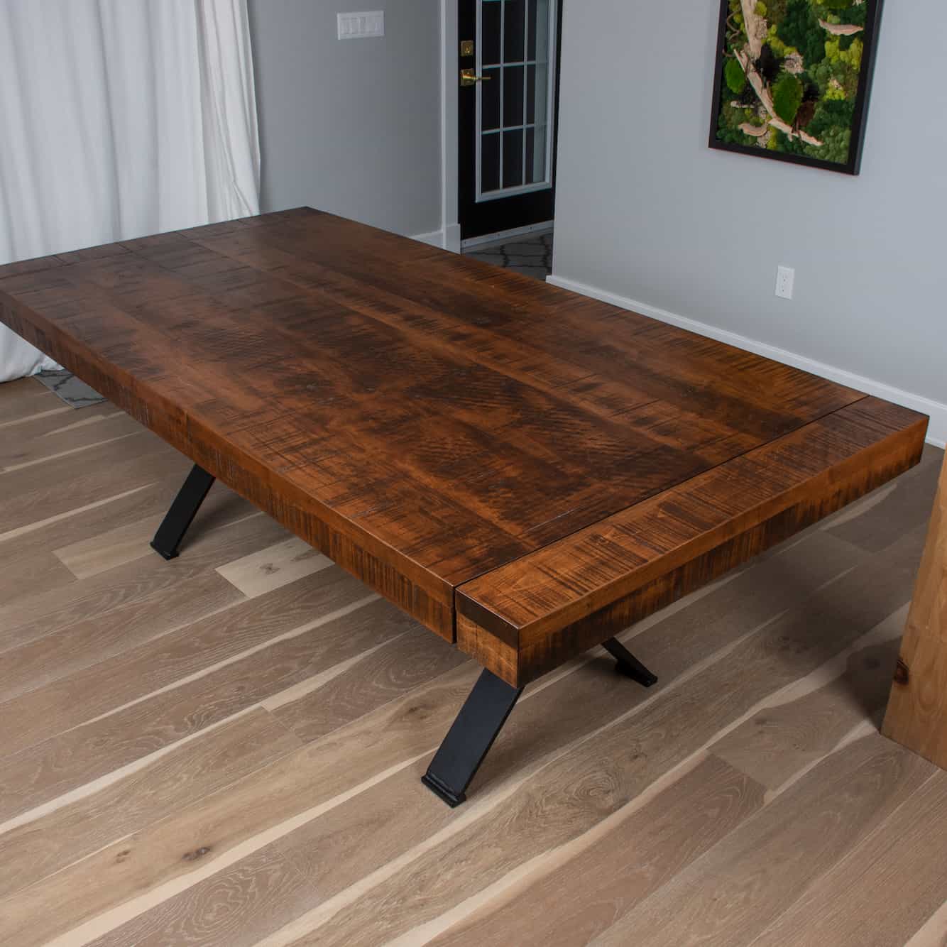 Rustic Maple Tables Rustic Farmhouse Dining Table | Industrial Table | Loewen Design ...