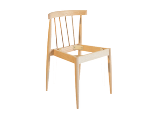 Walnut Smile Chair with Walnut Seat