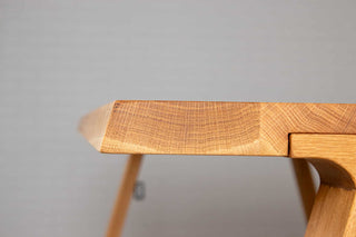 custom midcentury modern oak table