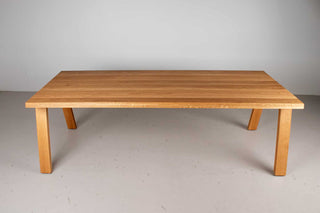 custom midcentury modern oak table
