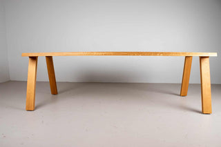 custom midcentury modern oak table