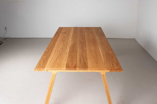 custom midcentury modern oak table