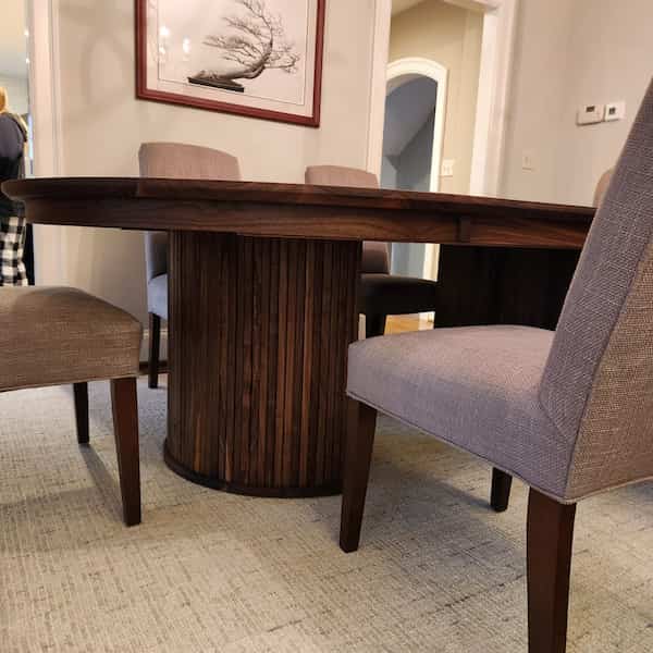 Wood Dining Table | Pedestal Dining Table | Loewen Design Studios