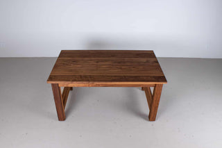 extendable modern farmhouse table on H leg parsons base
