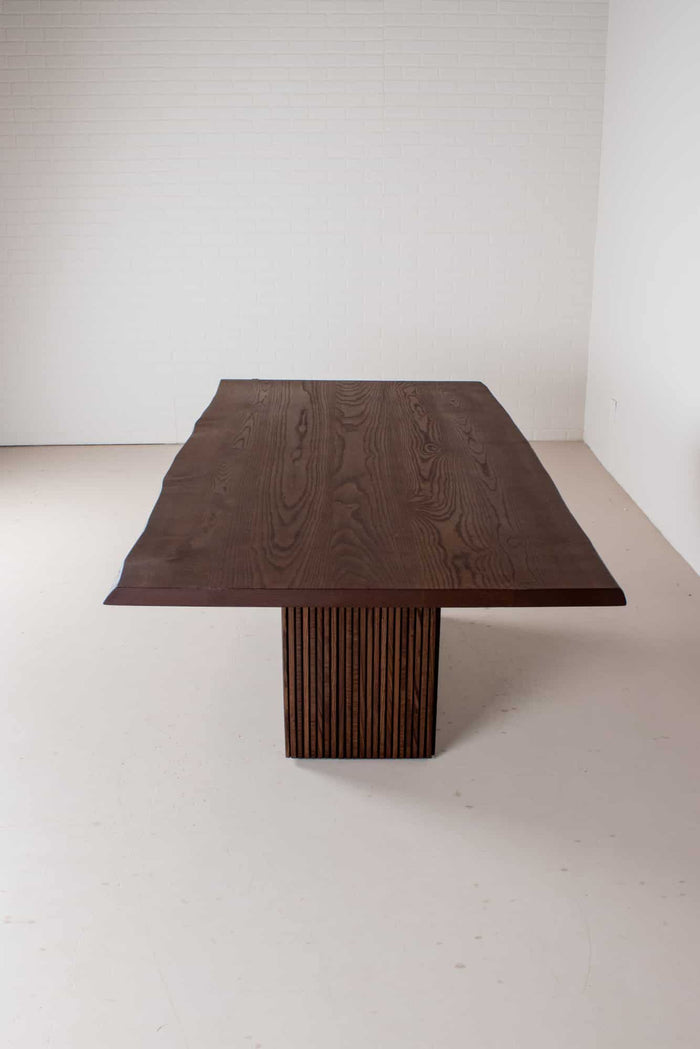 Wood Dining Table | Pedestal Dining Table | Loewen Design Studios