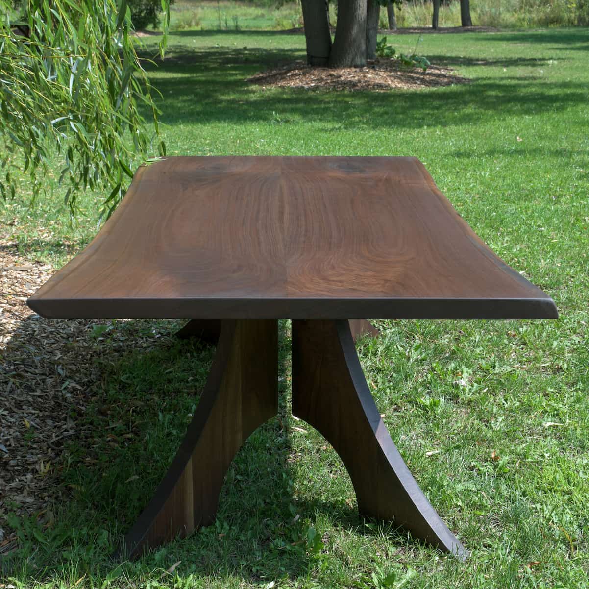 live edge bookmatch table
