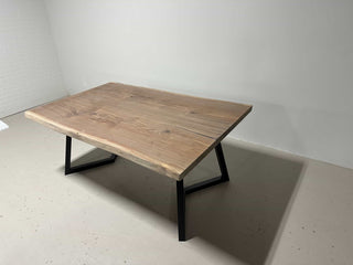 in stock live edge bookmatch walnut table top 44x70
