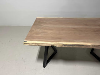 in stock live edge bookmatch walnut table top 36 x 72