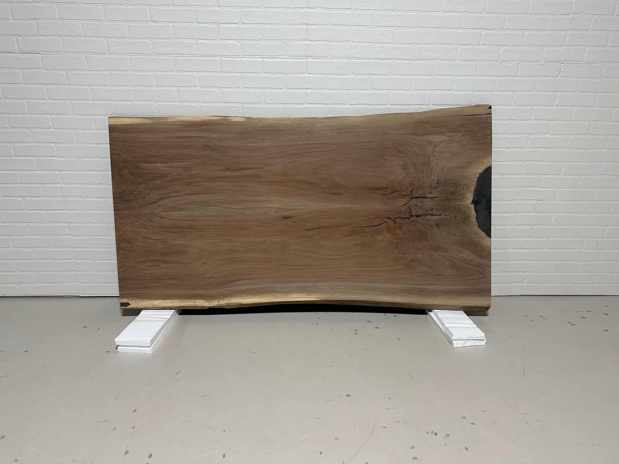 in stock live edge bookmatch walnut table top 36 x 72