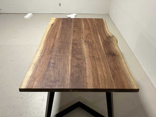 in stock live edge walnut table top 40 x 62