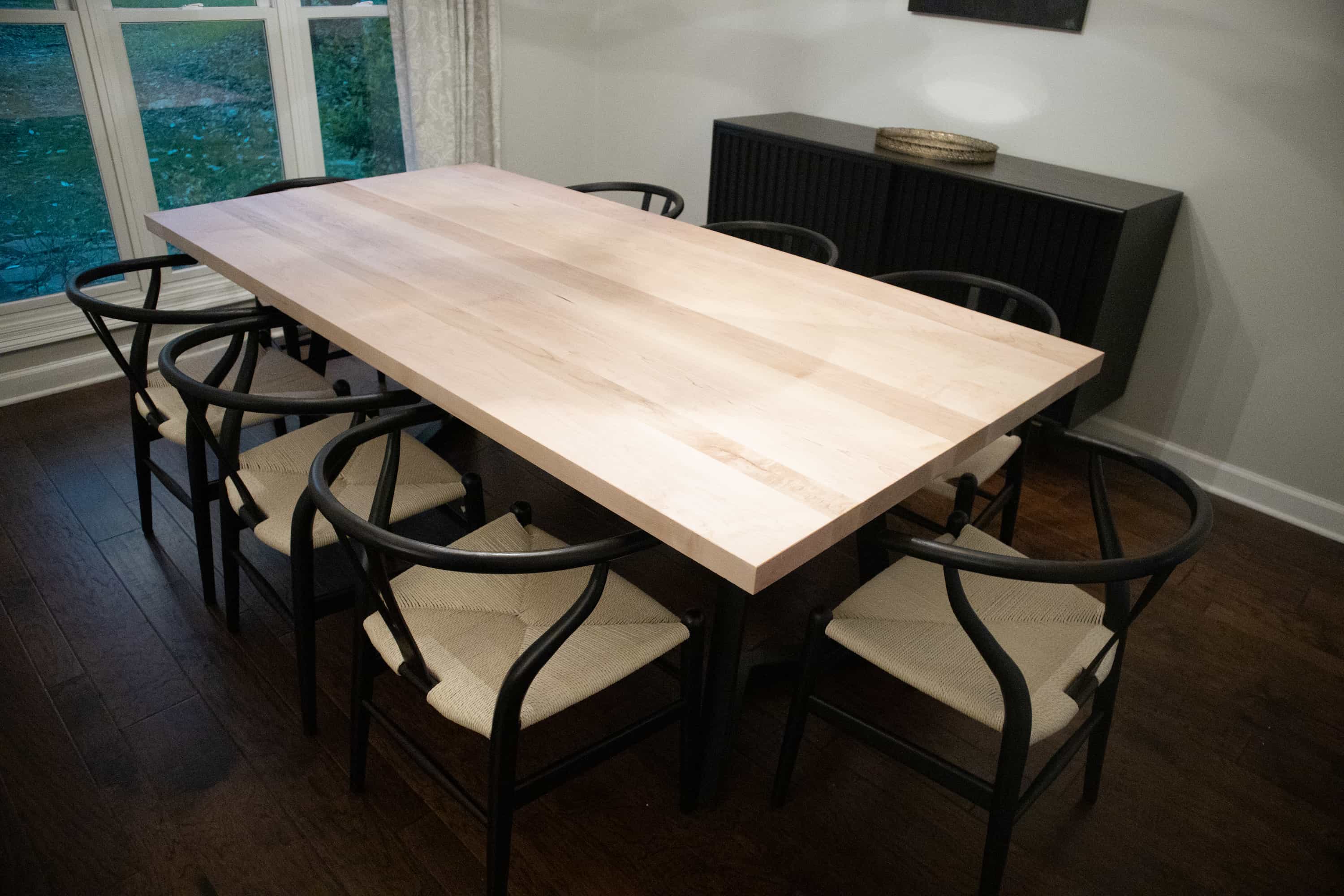 Wormy Maple Dining Table Oak Live Edge Ambrosia Maple Dining Table