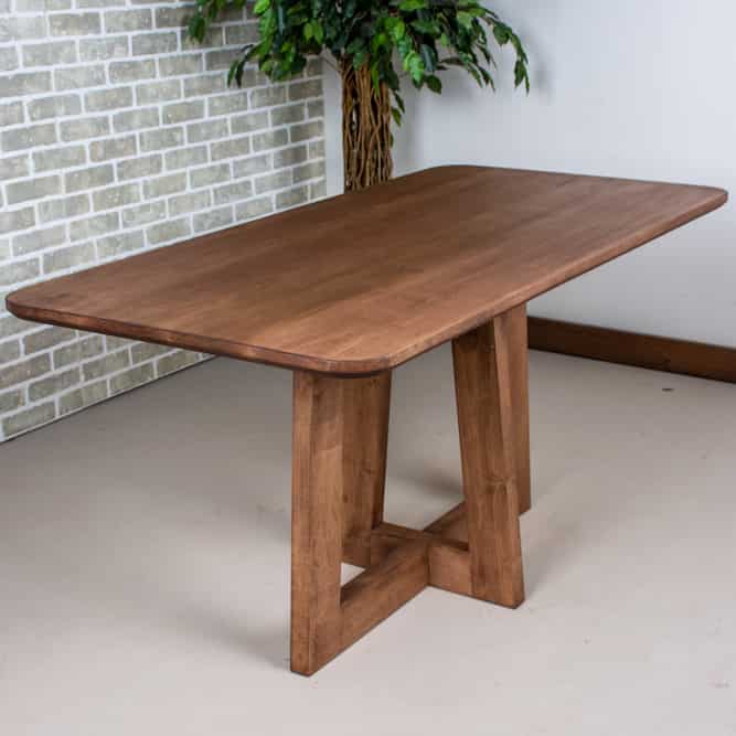 Wood Dining Table | Pedestal Dining Table | Loewen Design Studios