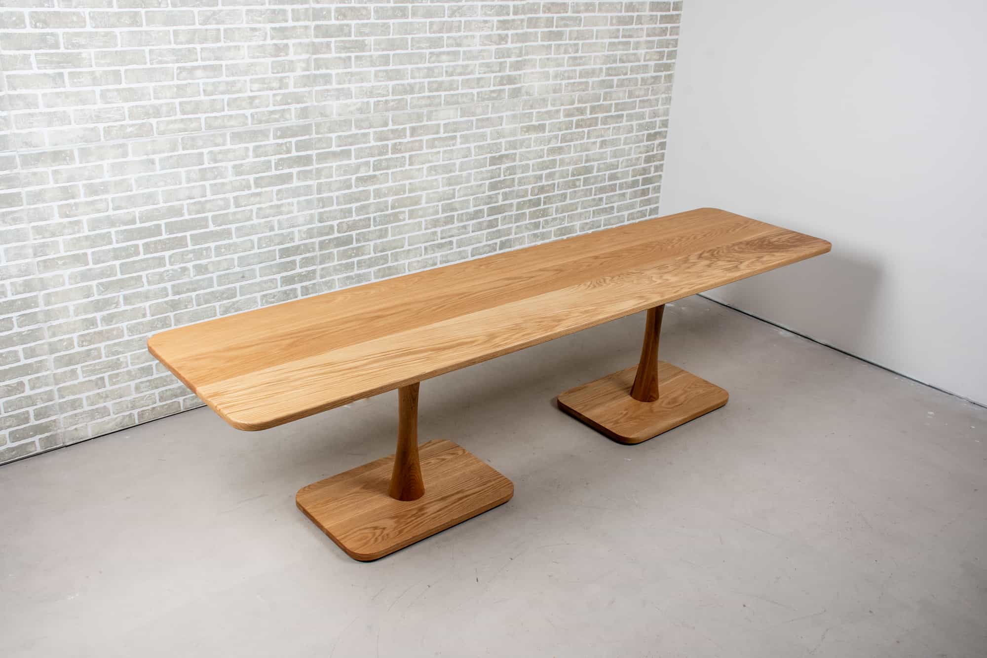 Small Pedestal Table | Wood Kitchen Table | Loewen Design Studios