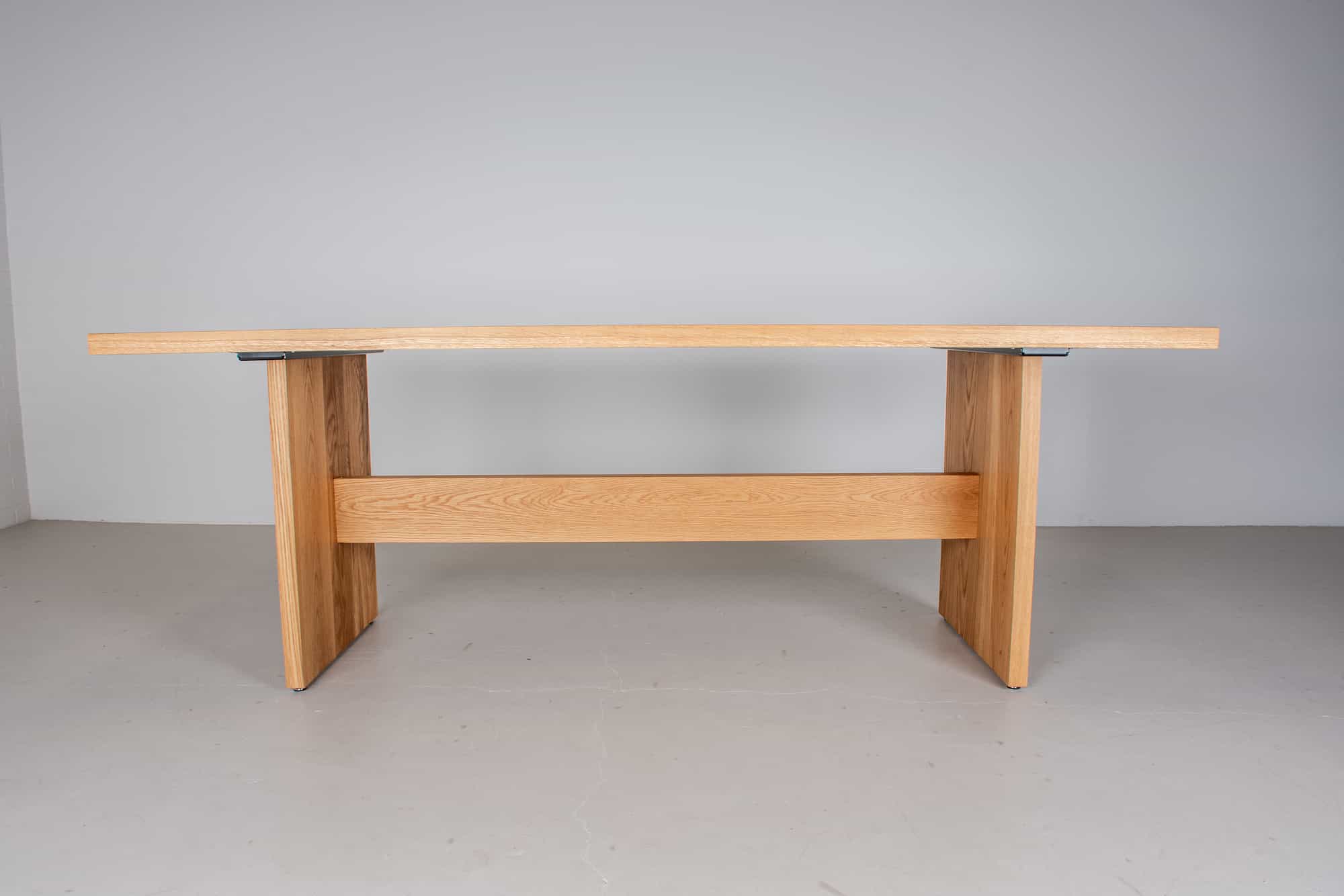 Panuke Trestle Wood Table Base | Custom Wood Tables | Loewen Design ...