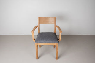 wood dining chair with arms
