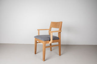 wood dining chair with arms
