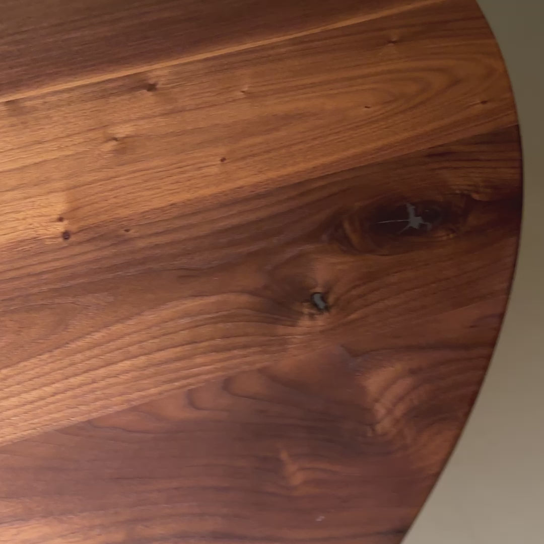 video of small round pedestal table