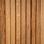 detail of a round White Oak base finished in Pure D
