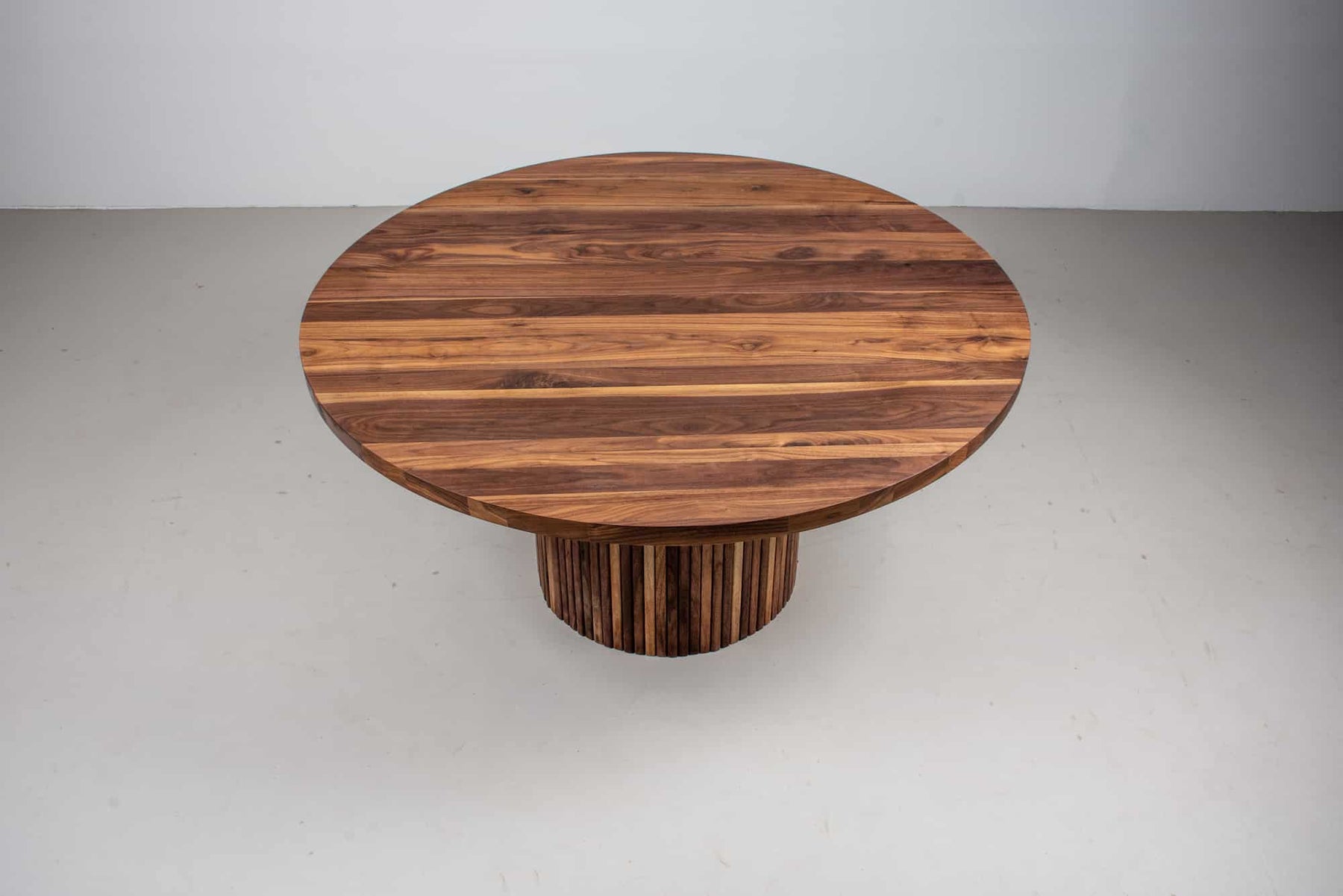 Round Pedestal Table | Wood Dining Table | Loewen Design Studios